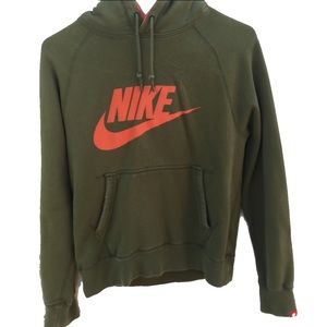orange and green nike jacket